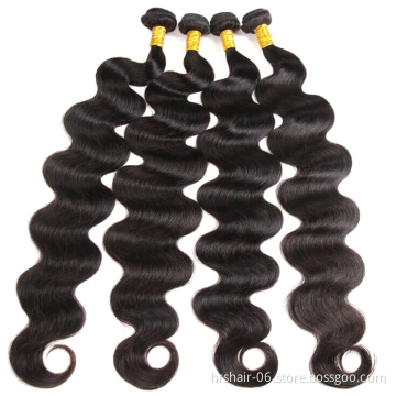 Remy hair extension factory wholesale high quality 100% raw unprocessed brazilian human hair weave bundles with lace frontal